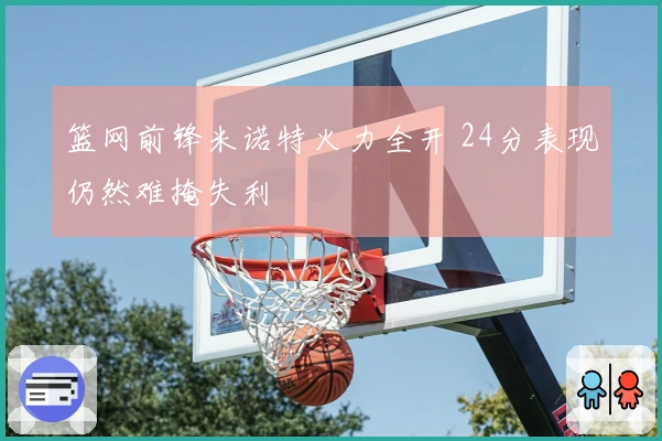 篮网前锋米诺特火力全开 24分表现仍然难掩失利